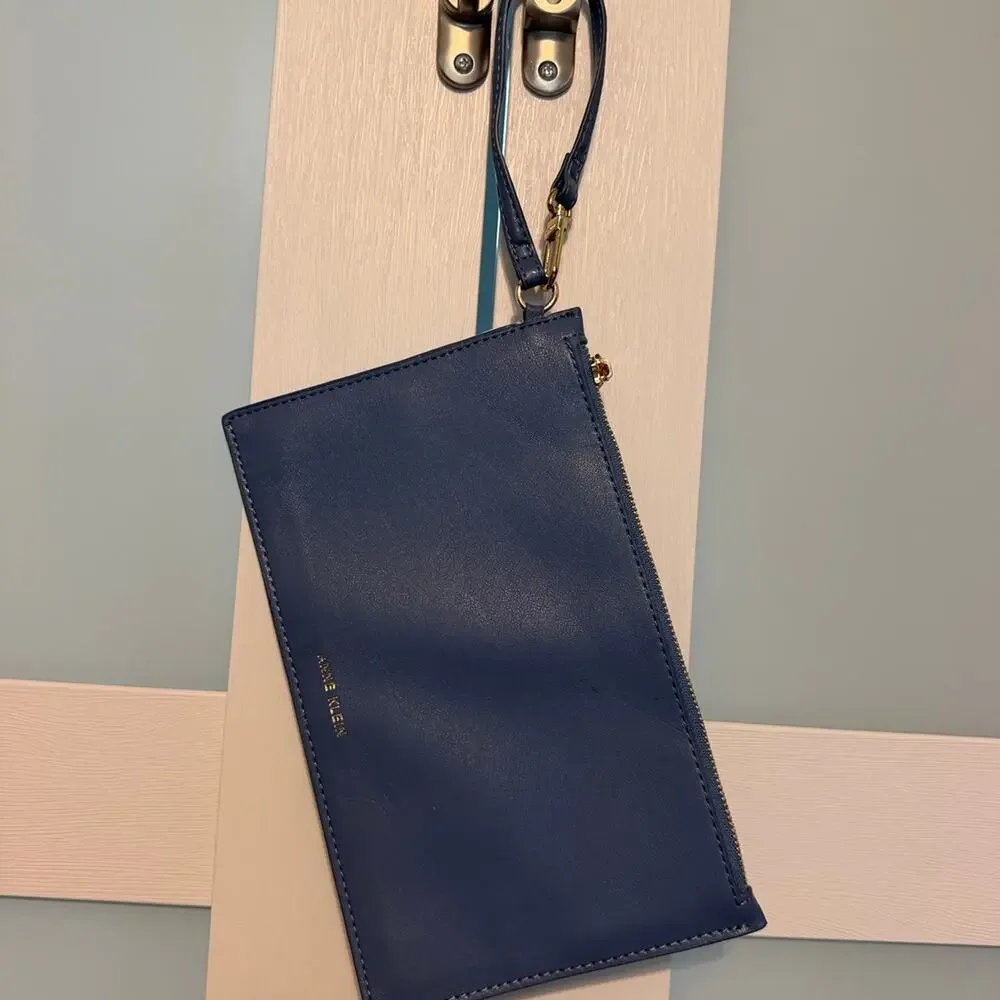 Anne Klein Blue Wristlet